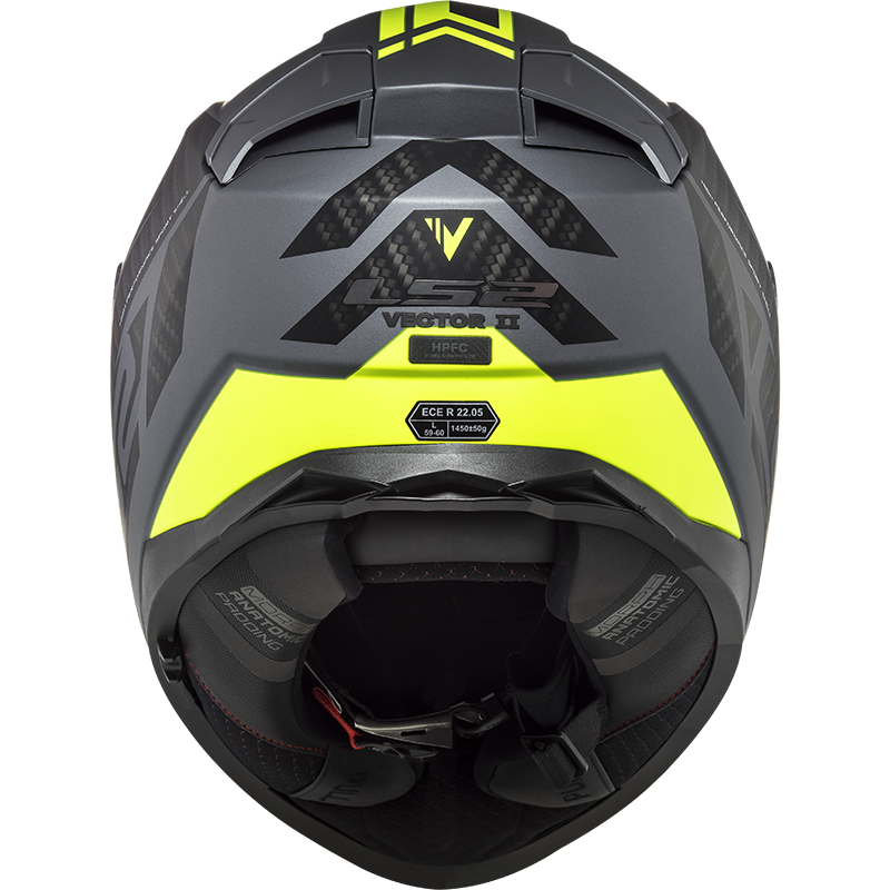 FF811 VECTOR II SPLITTER MATT TITANIUM HI VIS YELLOW - Image 3