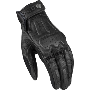 RUST MAN GLOVES LEATHER BLACK